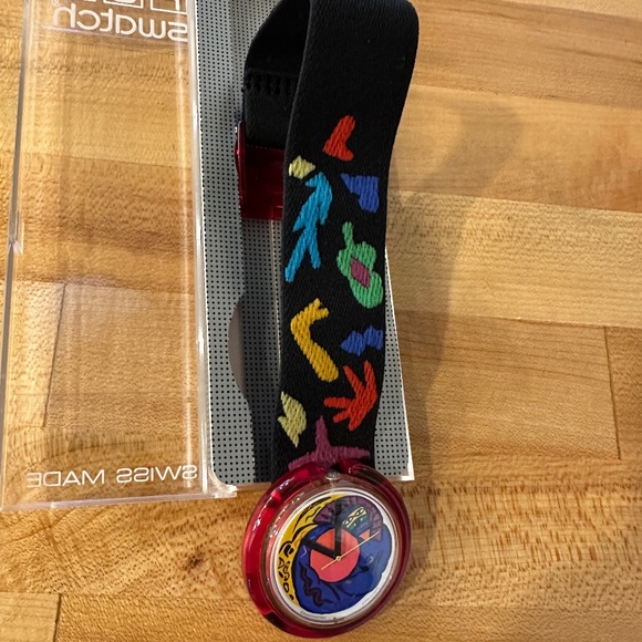 VTG Swatch Pop "Color Story" tribal watch, NEW IN BOX, Never Used or Worn UNISEX - Picture 5 of 5